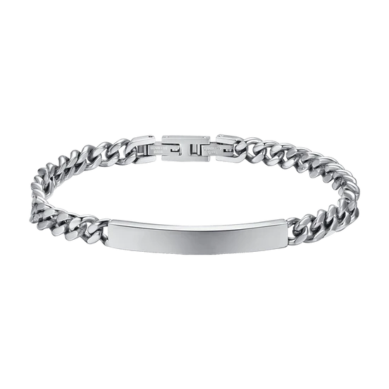 Luca Barra BA1093 Men's Steel Bracelet