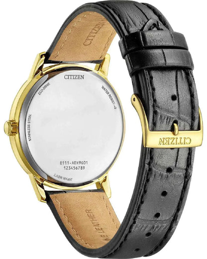 Citizen BM6756-01A Eco Drive Black Leather Strap