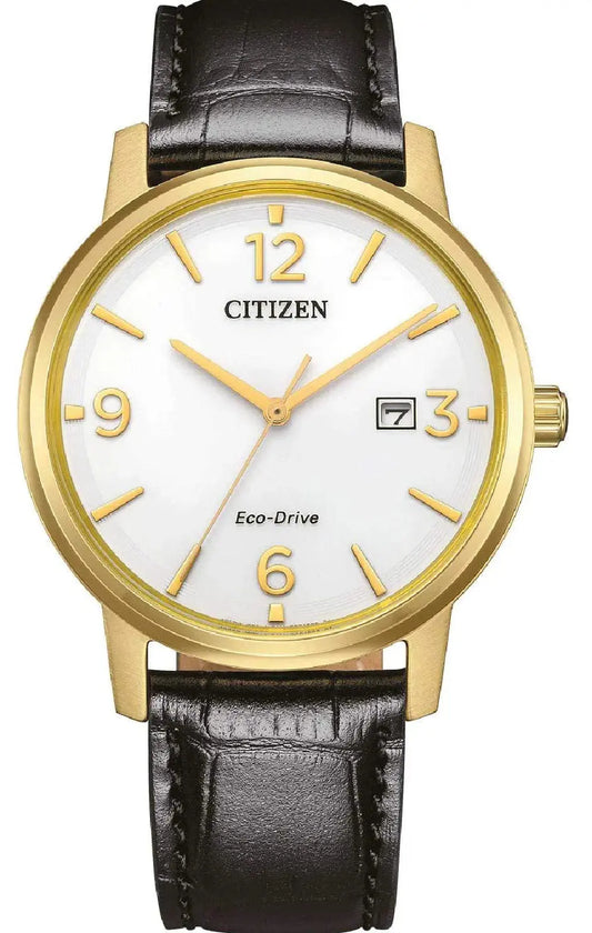 Citizen BM6756-01A Eco Drive Black Leather Strap