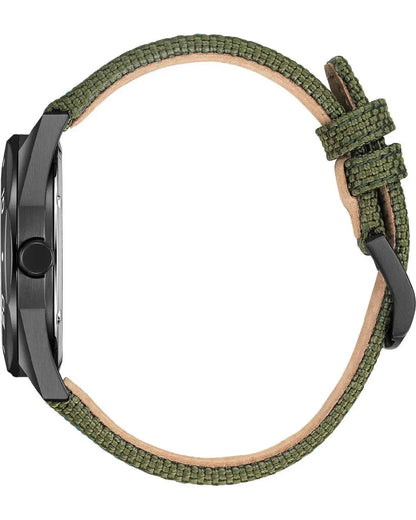 Citizen CA4640-09A Eco-Drive Green Fabric Strap