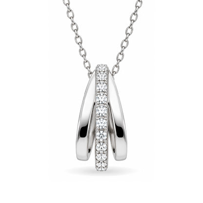 Breeze 413001.1 Gold Plated Silver Double Necklace