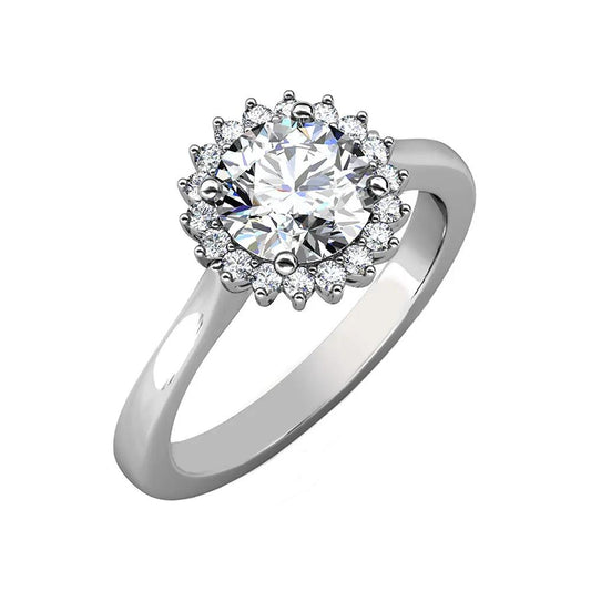 Breeze 111004.4 Series Ring In Platinum Plated Silver