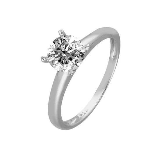 Breeze 111004.4 Series Ring In Platinum Plated Silver