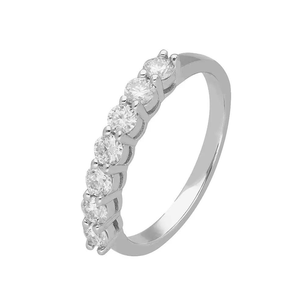 BRIZZLING BMR2016 Σειρέ από Επιπλατινωμένο Ασήμι με Διαμάντια Μοϊσανίτη