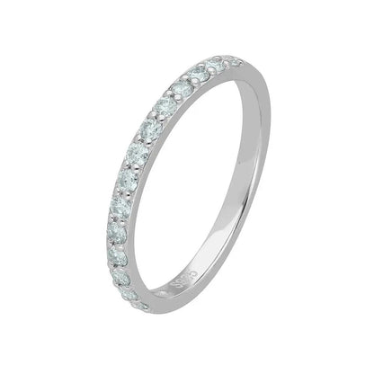 BRIZZLING BMR2095 Σειρέ από Επιπλατινωμένο Ασήμι με Διαμάντια Μοϊσανίτη