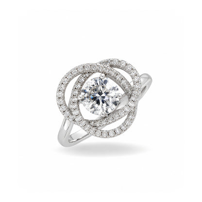Breeze 111004.4 Series Ring In Platinum Plated Silver