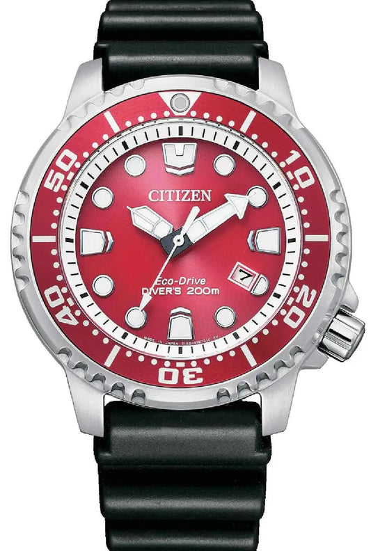 Citizen BN0159-15X Promaster Eco-Drive Divers Black Rubber Strap