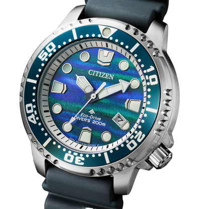 Citizen BN0167-09W Promaster Blue Ocean Eco-Drive Black Rubber Strap