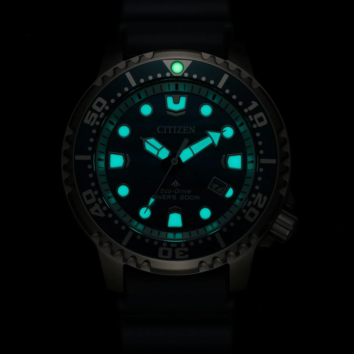 Citizen BN0167-09W Promaster Blue Ocean Eco-Drive Black Rubber Strap