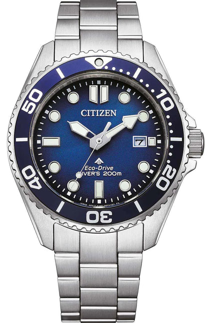 Citizen BN0260-54L Promaster Eco-Drive Diver Stainless Steel Bracelet