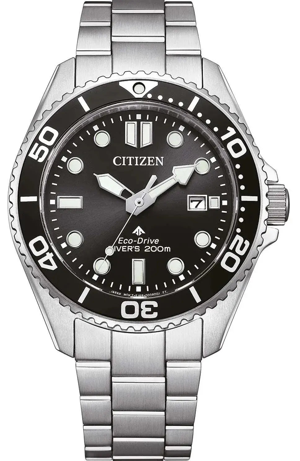Citizen BN0261-51E Promaster Eco-Drive Diver Stainless Steel Bracelet