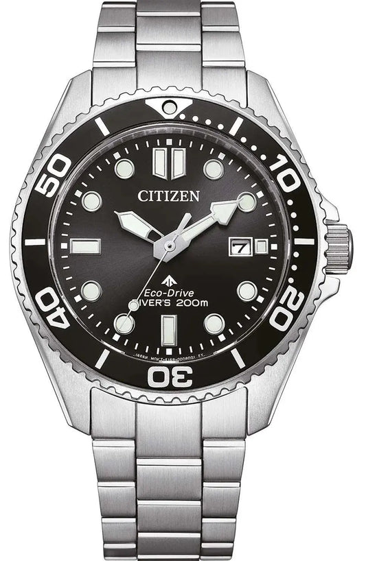Citizen BN0261-51E Promaster Eco-Drive Diver Stainless Steel Bracelet