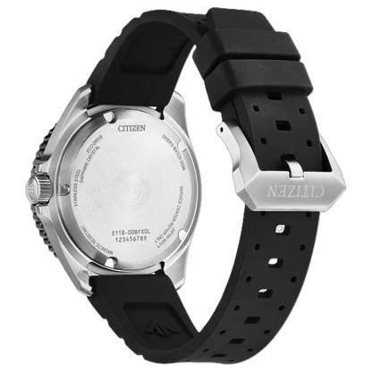 Citizen BN0266-07E Promaster Diver Eco-Drive Black Rubber Strap