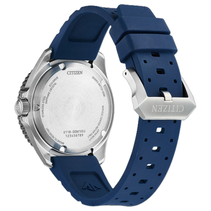Citizen BN0267-04L Promaster Diver Eco-Drive Blue Rubber Strap