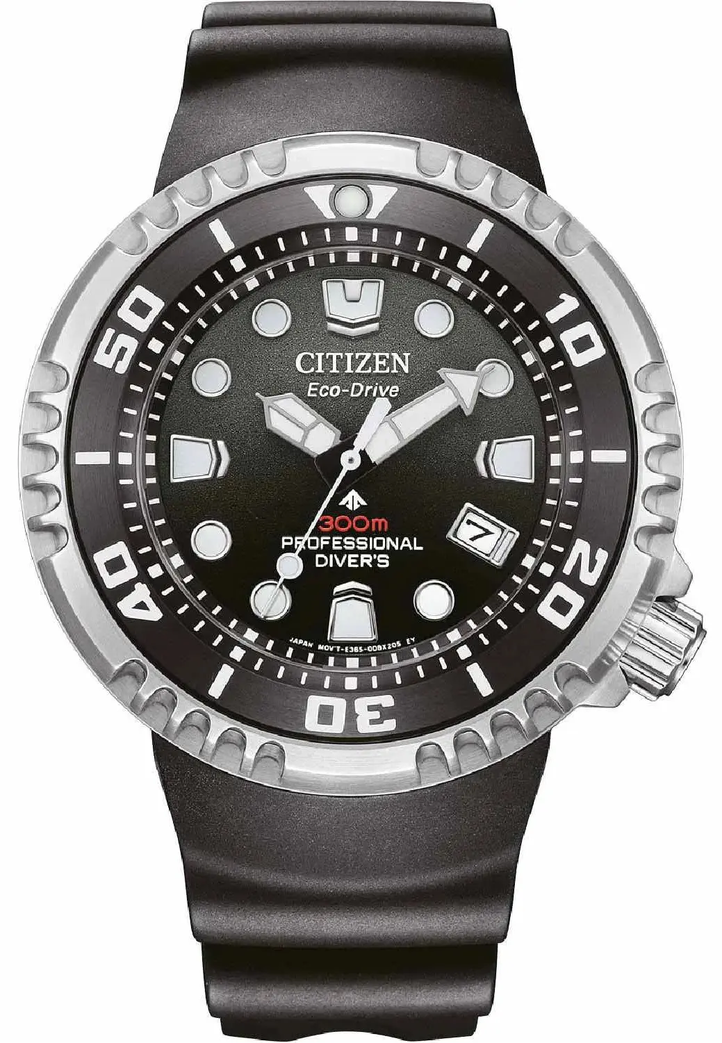 Citizen BN1024-01E Promaster Professional Diver Black Rubber Strap