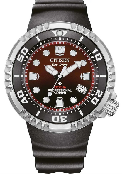 Citizen BN1024-01Z Promaster Professional Diver Black Rubber Strap