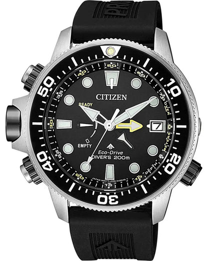 Citizen BN2036-14E Promaster Eco-Drive Divers Black Rubber Strap