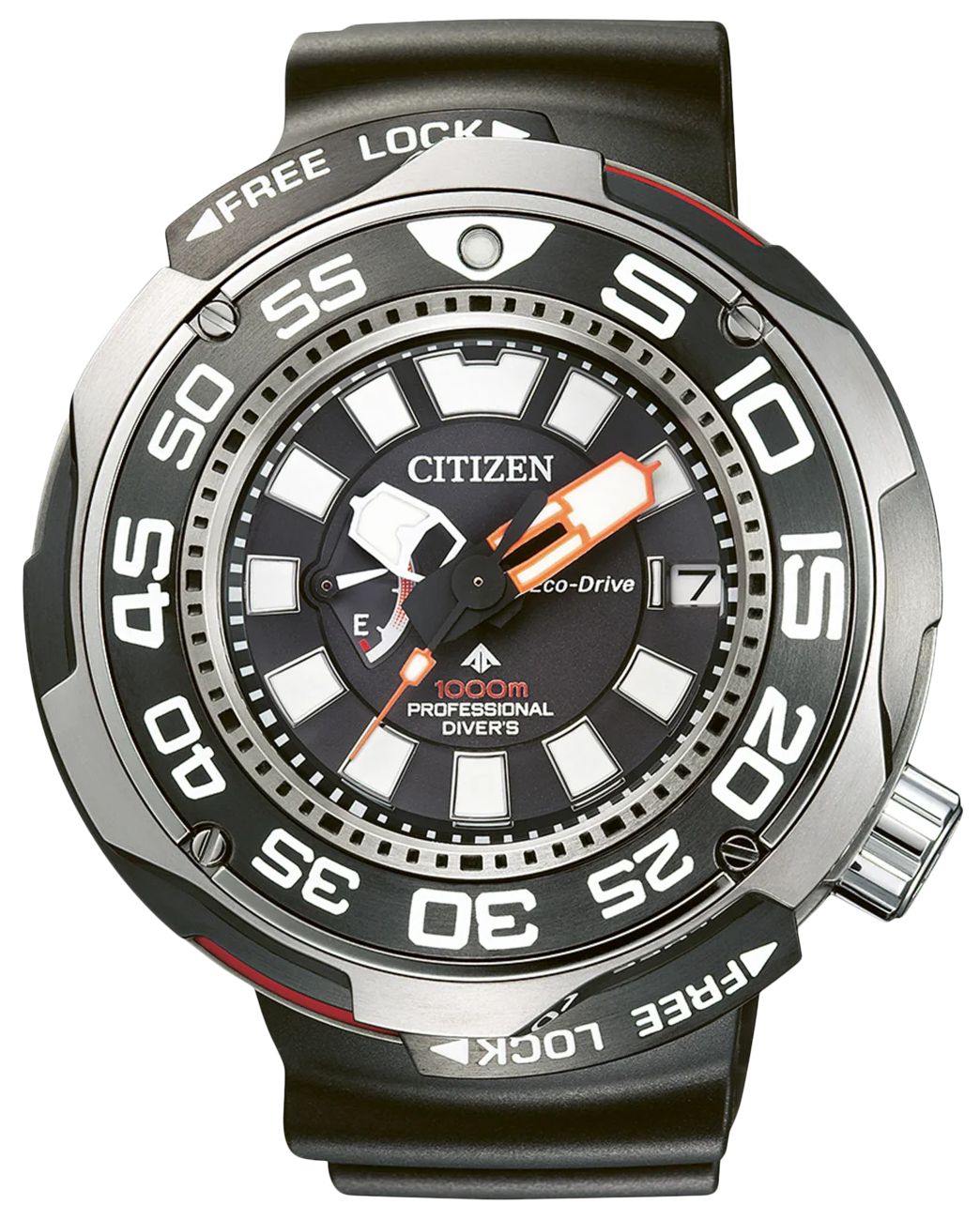 Citizen BN7020-09E Eco-Drive Promaster Marine Black Rubber Strap