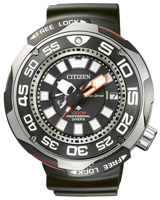 Citizen BN7020-09E Eco-Drive Promaster Marine Black Rubber Strap