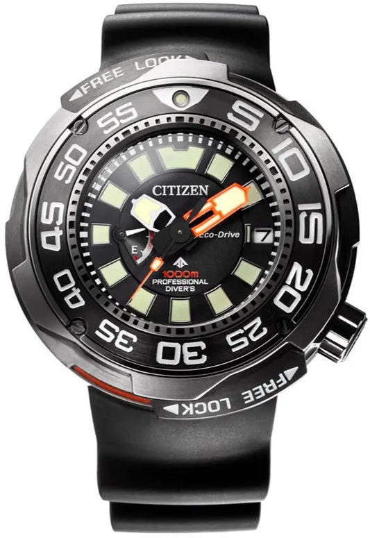 Citizen BN7020-09E Eco-Drive Promaster Marine Black Rubber Strap