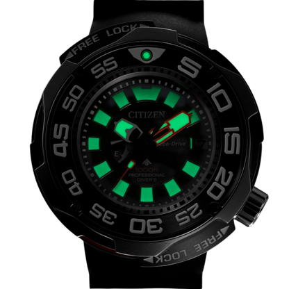 Citizen BN7020-09E Eco-Drive Promaster Marine Black Rubber Strap