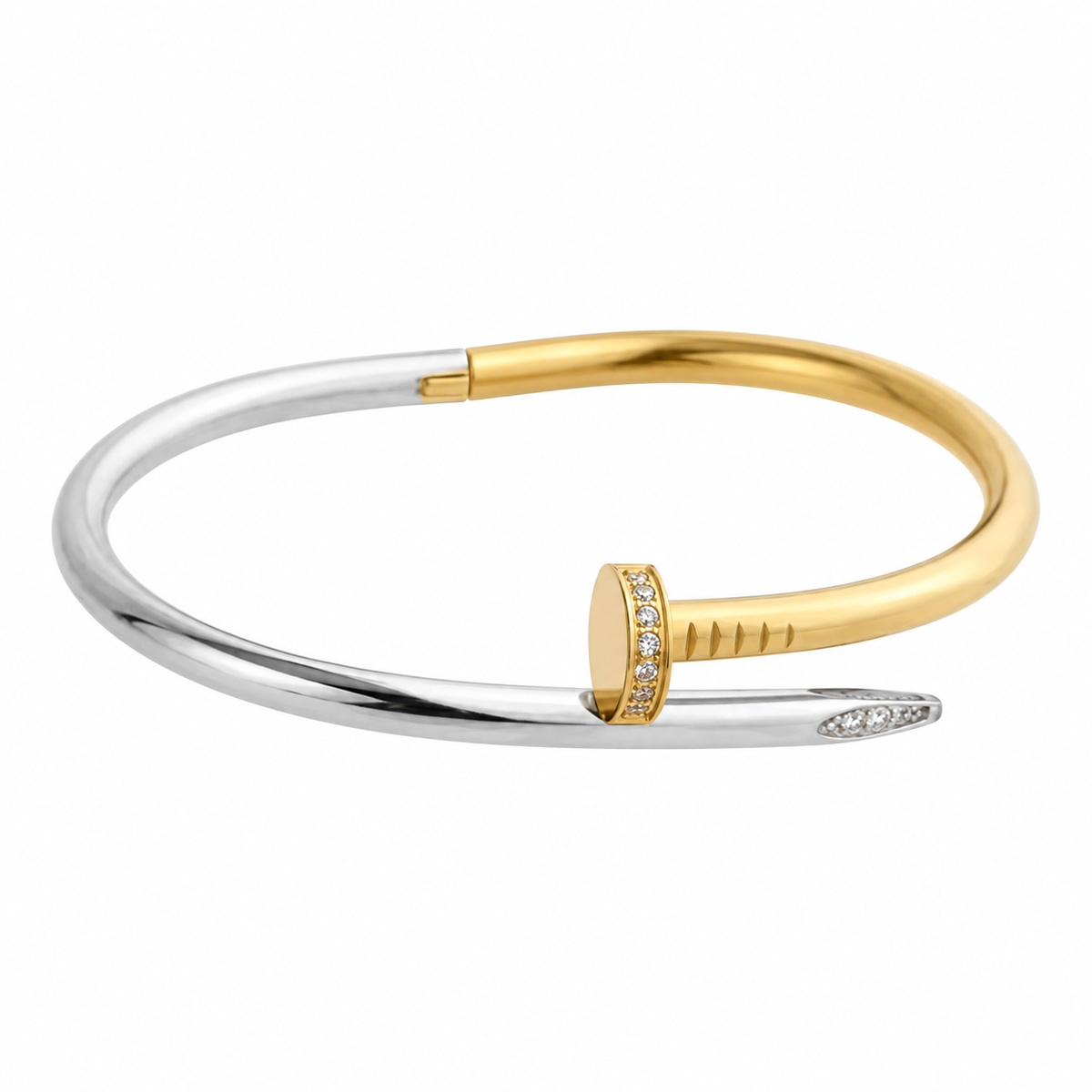 Bracelet BR22416 Steel Stud Handcuff