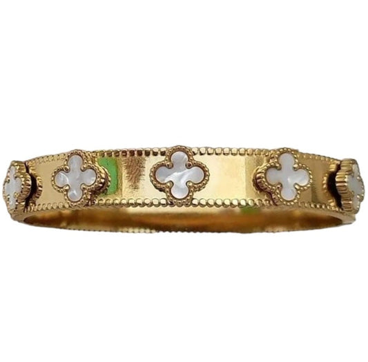 Bracelet BR21805 Gold Plated Steel Handcuffs