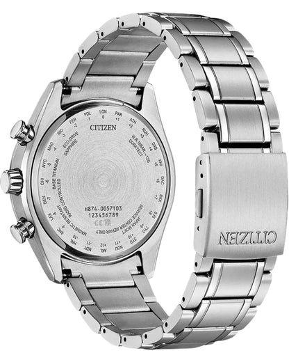 Citizen BY1010-81L Tsuki-Yomi Eco-Drive Moon Phase Titanium Bracelet