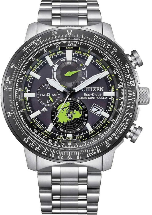 Citizen BY3006-53E Eco-Drive RadioControlled Stainless Steel Bracelet