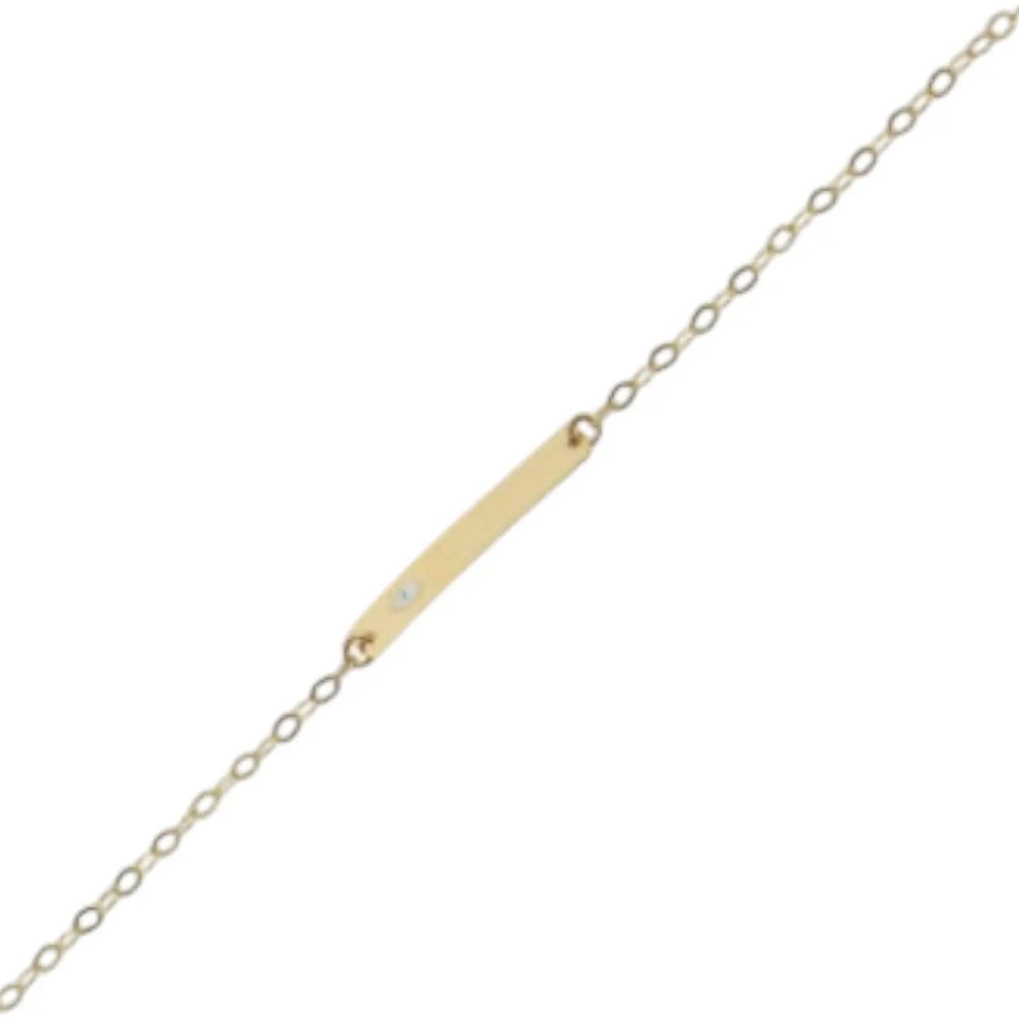 ID 33374 Children's in K9 Gold with Eyelet and Crown