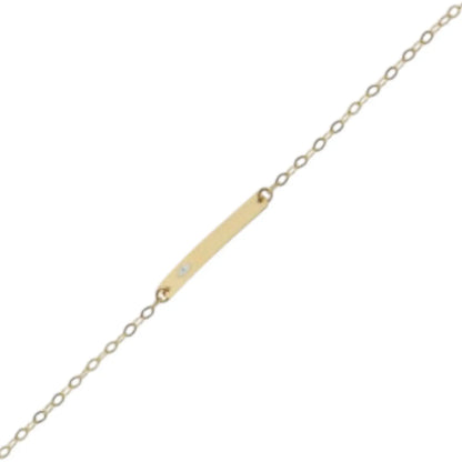 ID 33374 Children's in K9 Gold with Eyelet and Crown