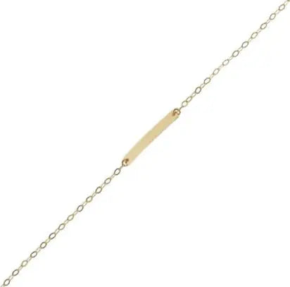 ID 33374 Children's in K9 Gold with Eyelet and Crown