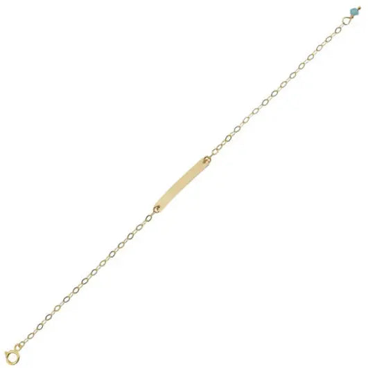 ID 33374 Children's in K9 Gold with Eyelet and Crown