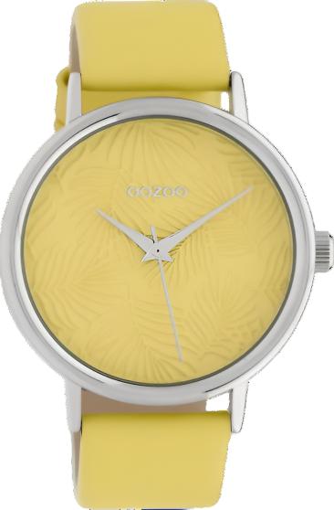 OOZOO C10169 42mm Timepieces Yellow Leather Strap