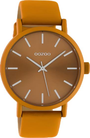 OOZOO C10451 42mm Timepieces Orange Leather Strap