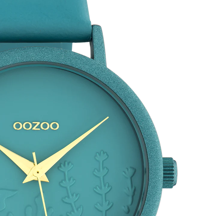 OOZOO C10606 36MM Timepieces Green Leather Strap