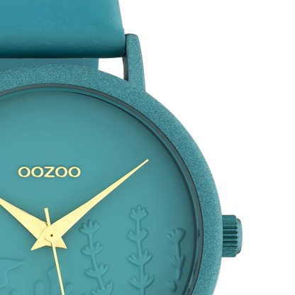 OOZOO C10606 36MM Timepieces Green Leather Strap