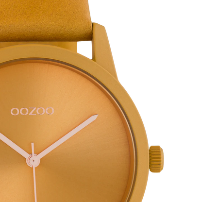 OOZOO C10948 38MM Timepieces Orange Leather Strap