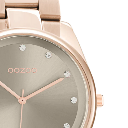 OOZOO C10963 38MM Timepieces Rose Gold Metallic Bracelet