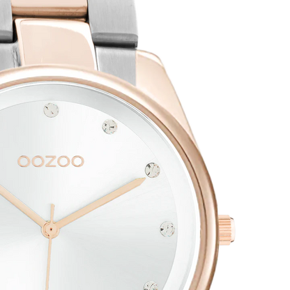 OOZOO C10964 38MM Timepieces Two Tone Metallic Bracelet