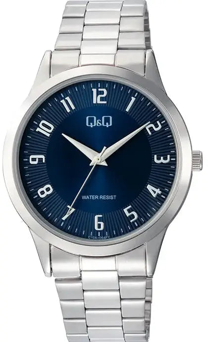 Q&Q C10A-064PY Silver Stainless Steel Bracelet