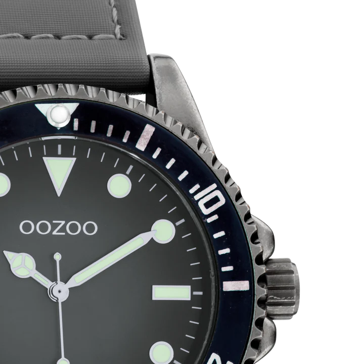 OOZOO C11011 42MM Timepieces Grey Fabric Strap