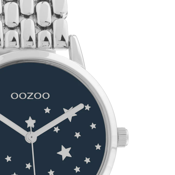 OOZOO C11026 34MM Timepieces Silver Metallic Bracelet