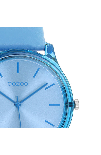 OOZOO C11140 36mm Timepieces Light Blue Leather Strap