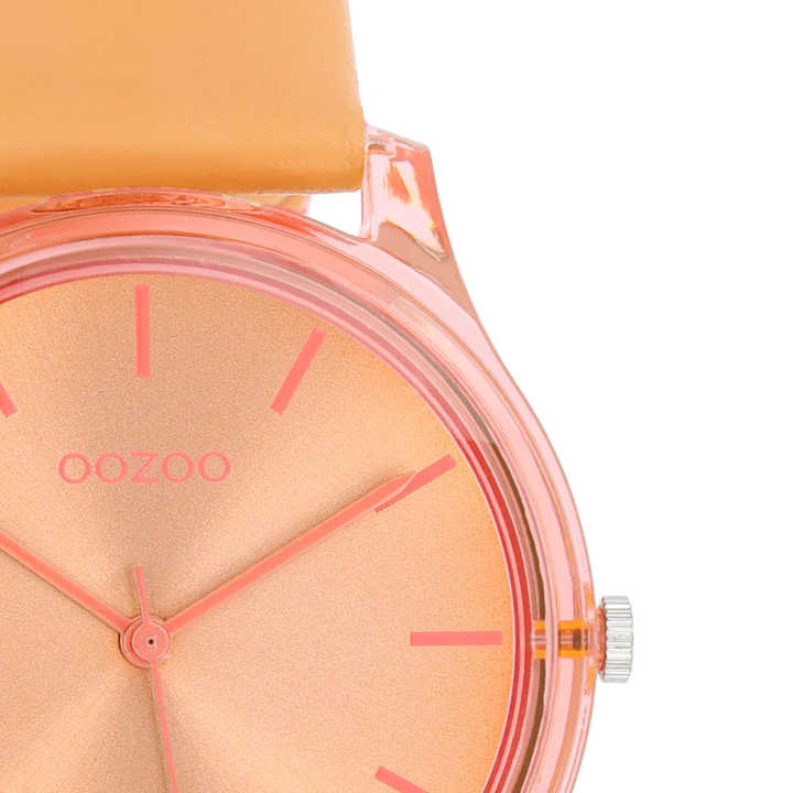 OOZOO C11141 36MM Timepieces Orange Leather Strap