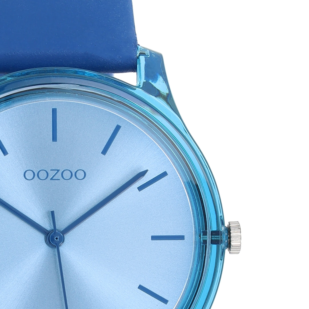 OOZOO C11143 36mm Timepieces Blue Leather Strap