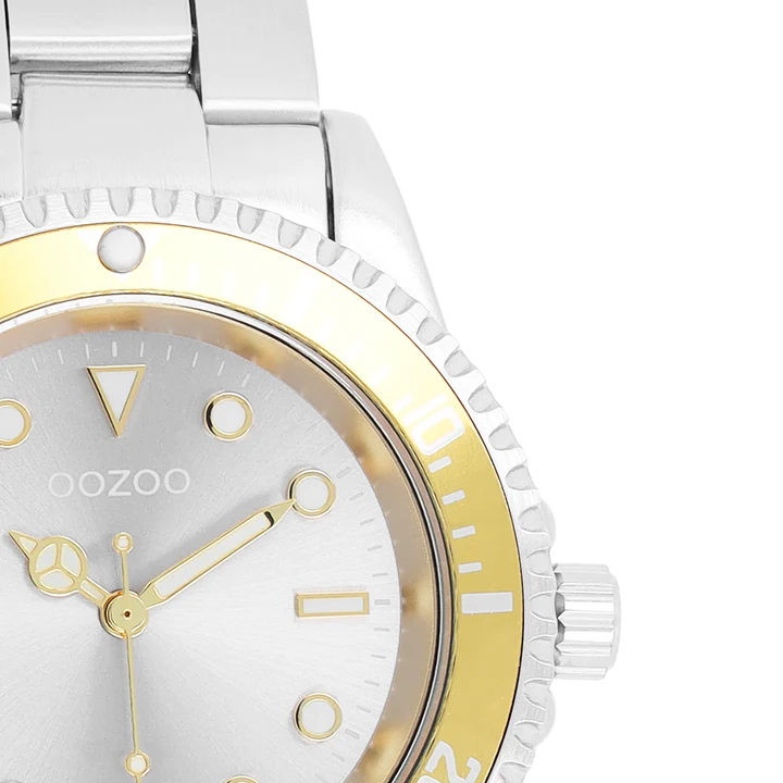 OOZOO C11145 36MM Timepieces Silver Metallic Bracelet