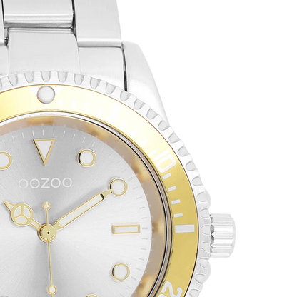 OOZOO C11145 36MM Timepieces Silver Metallic Bracelet