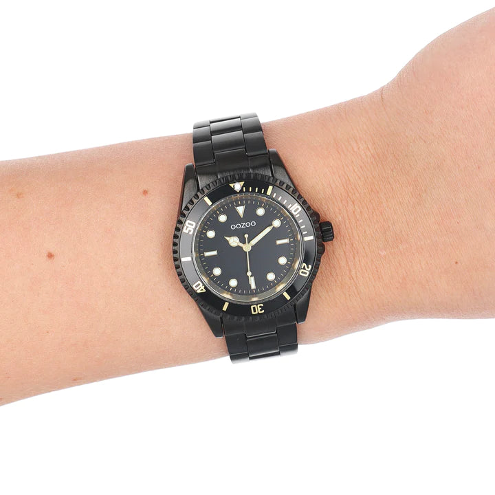 OOZOO C11149 36mm Timepieces Black Metallic Bracelet