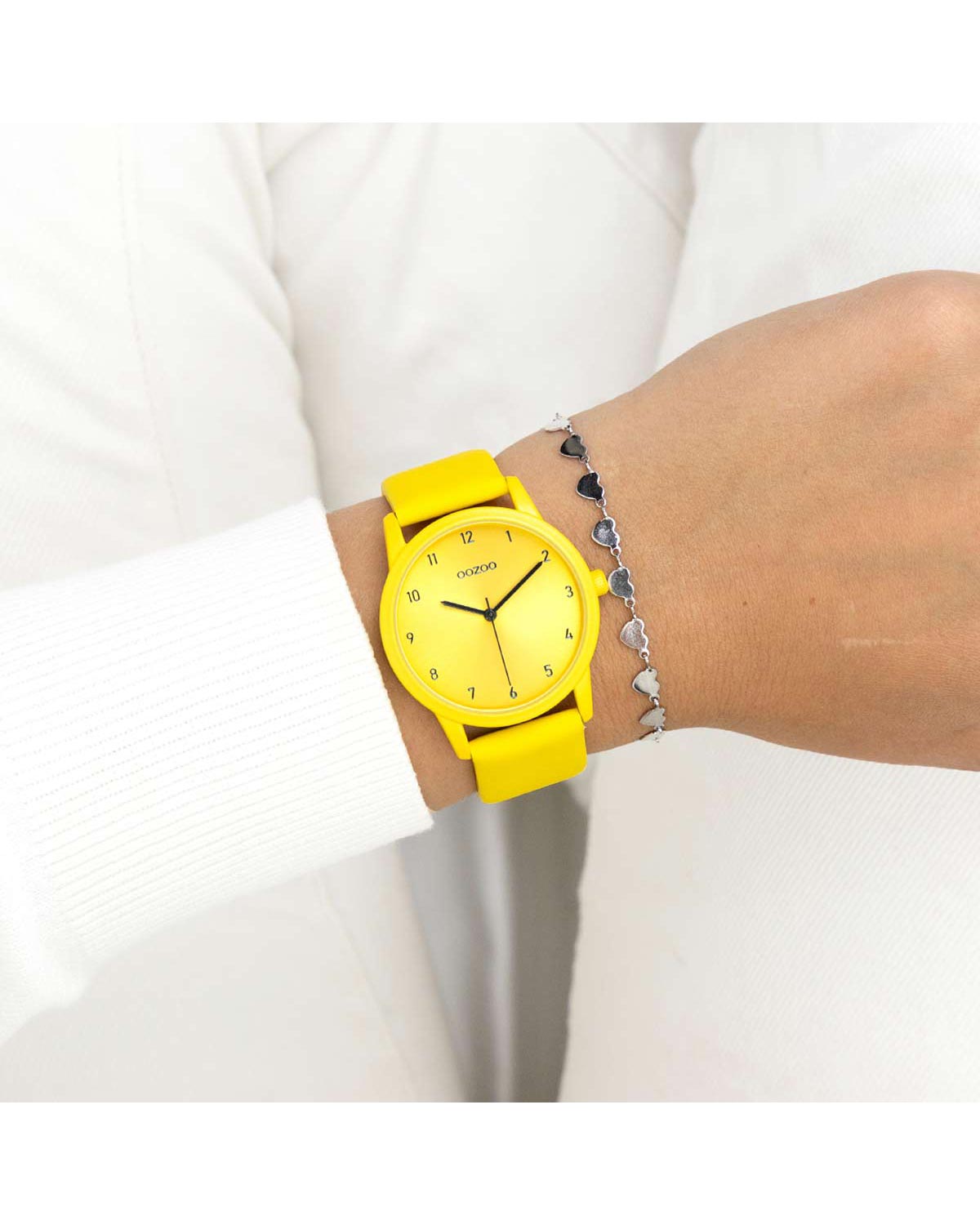 OOZOO C11167 38mm Timepieces Yellow Leather Strap